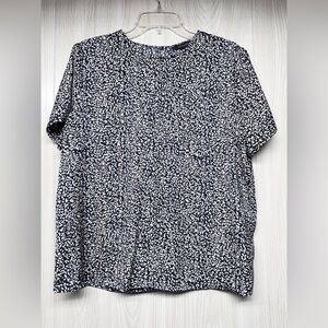Banana Republic Short Sleeve Blouse Size Large